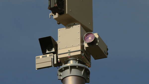 EchoGuard in the field on a border security tower