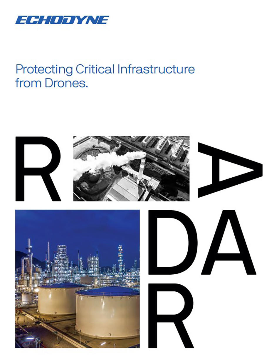 White paper cover: Protecting Critical Infrastructure from Drones