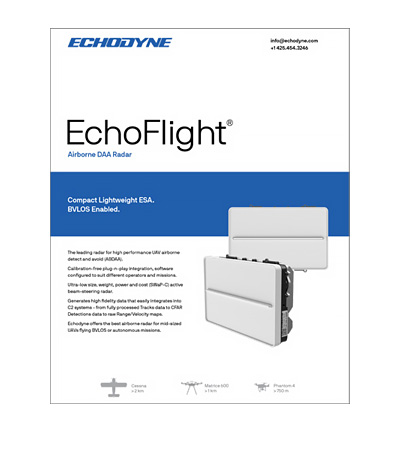 EchoFlight Spec Sheet Download