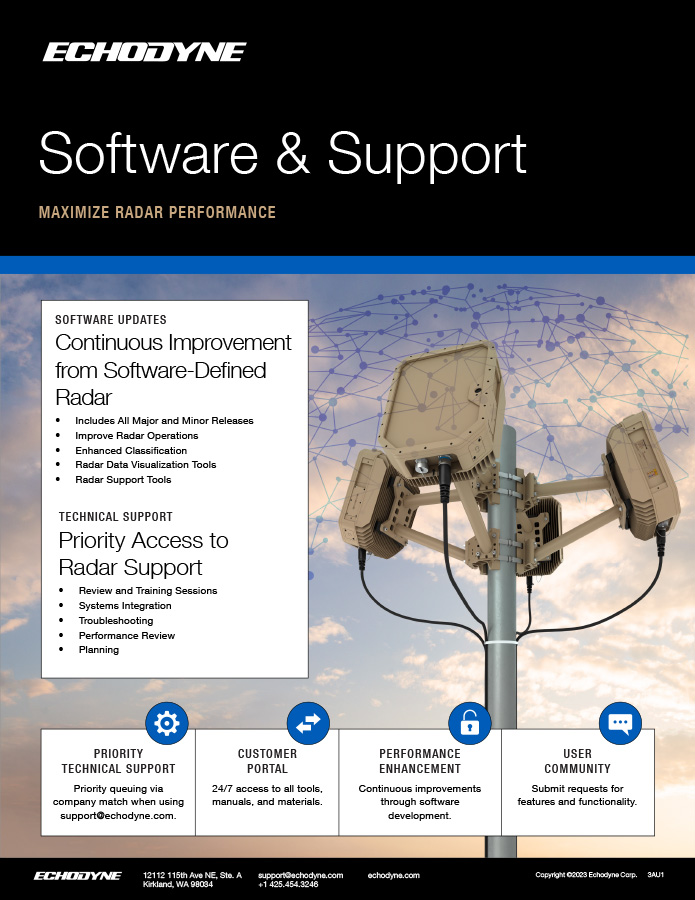 Radar Software &amp; Support program