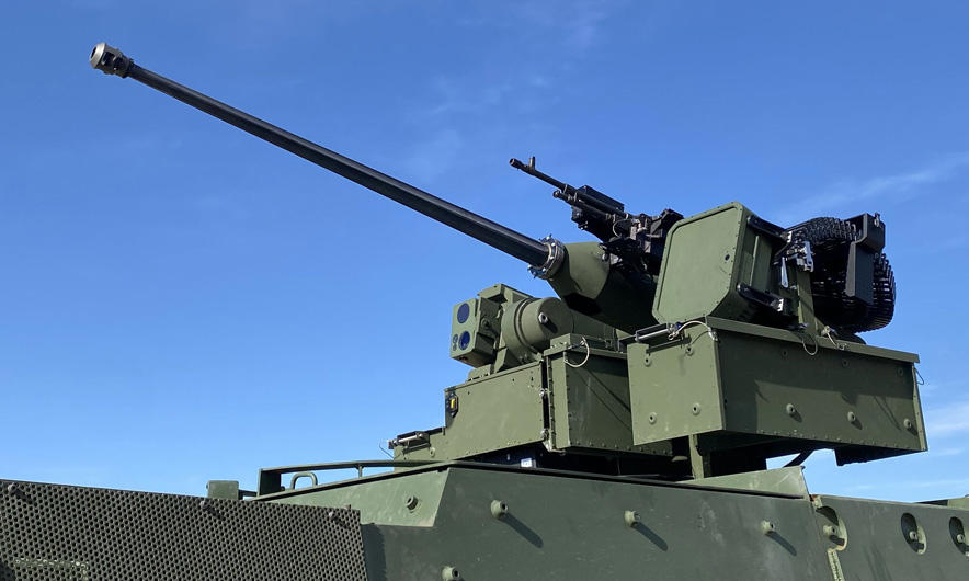 Echodyne radar mounted to EOS r800 turret