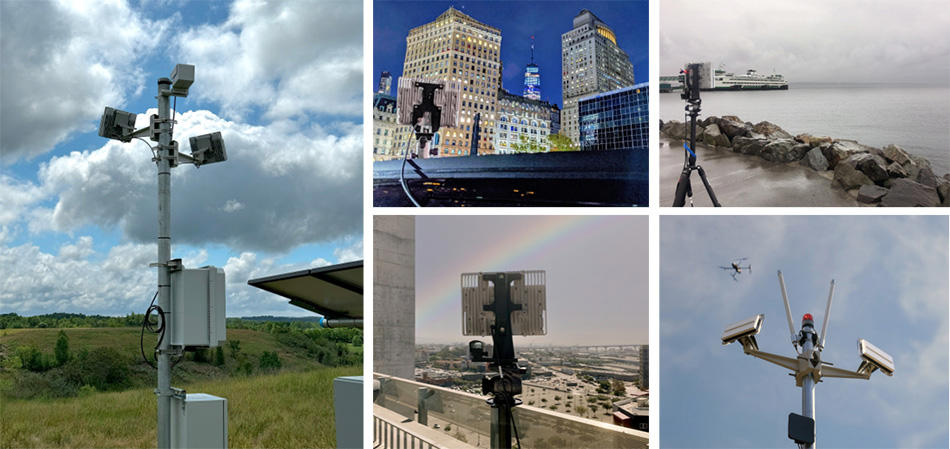 multiple images of government security applications using radar