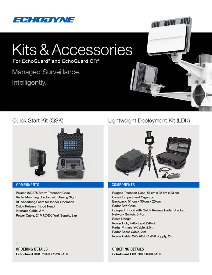 Kits &amp; Accessories for EchoGuard Radars