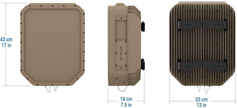 EchoShield radar dimensions