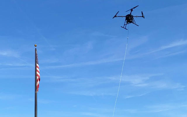 Radar for Tethered Drones