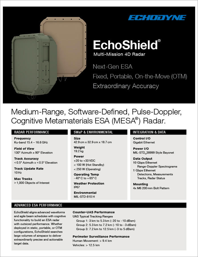 Download EchoShield Technical Specs