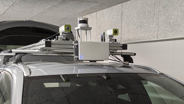EchoDrive radar on vehicle sensor stack