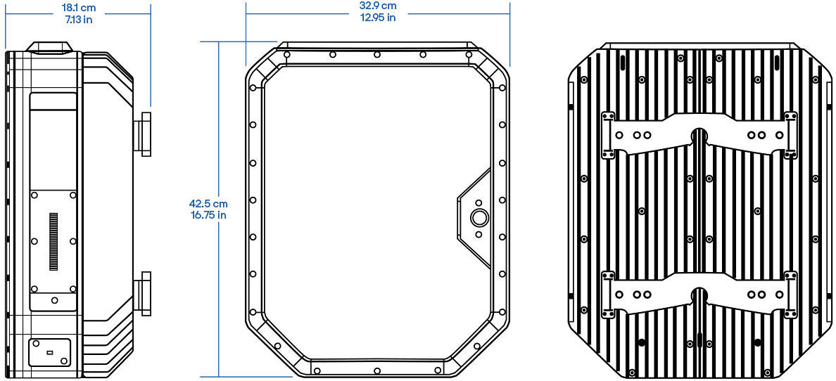 EchoShield radar dimensions