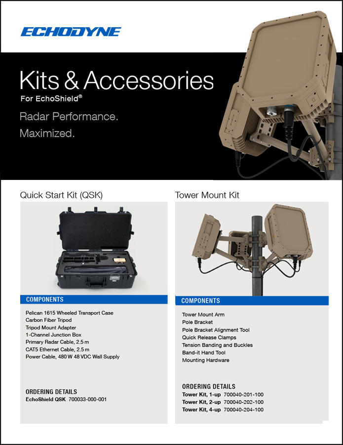 Kits &amp; Accessories for EchoShield Radars