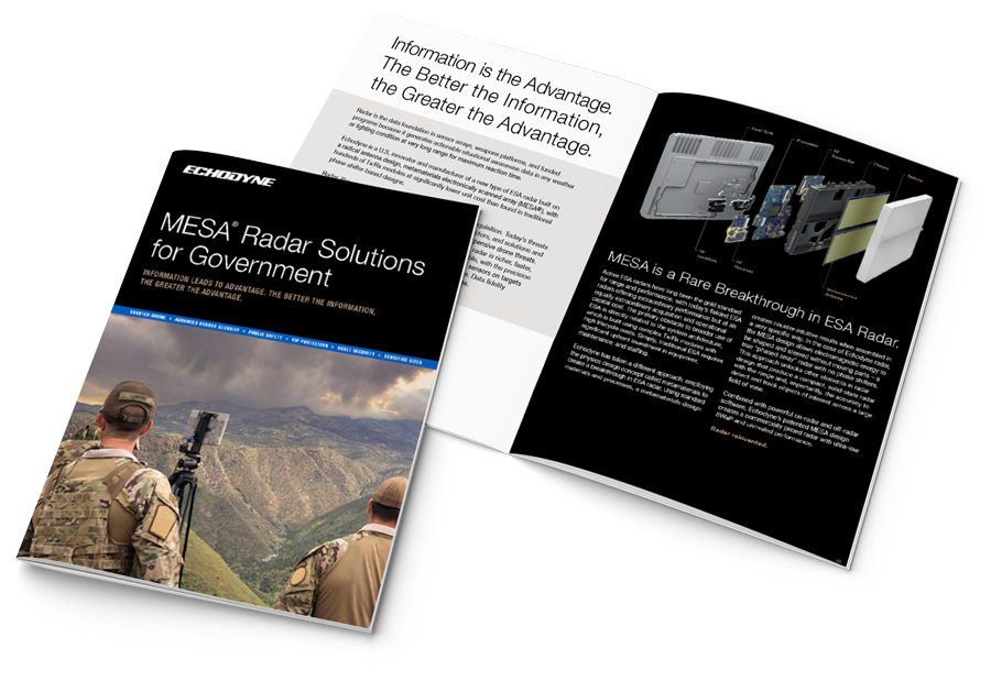 MESA radar for Government Applications